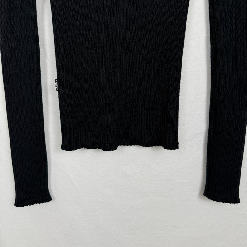 00s Jean Paul Gaultier Asymetric Zip Up Sweater