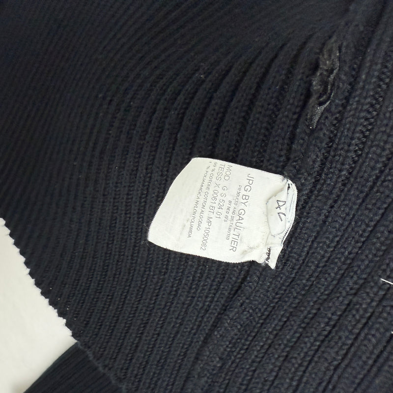 00s Jean Paul Gaultier Asymetric Zip Up Sweater