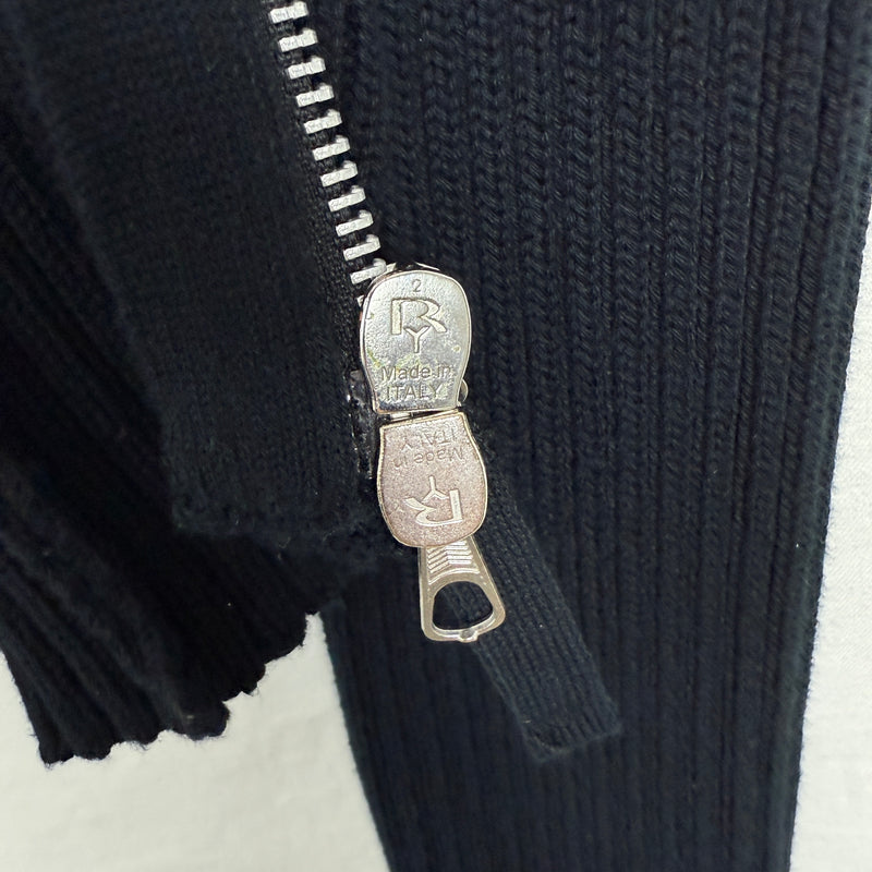 00s Jean Paul Gaultier Asymetric Zip Up Sweater