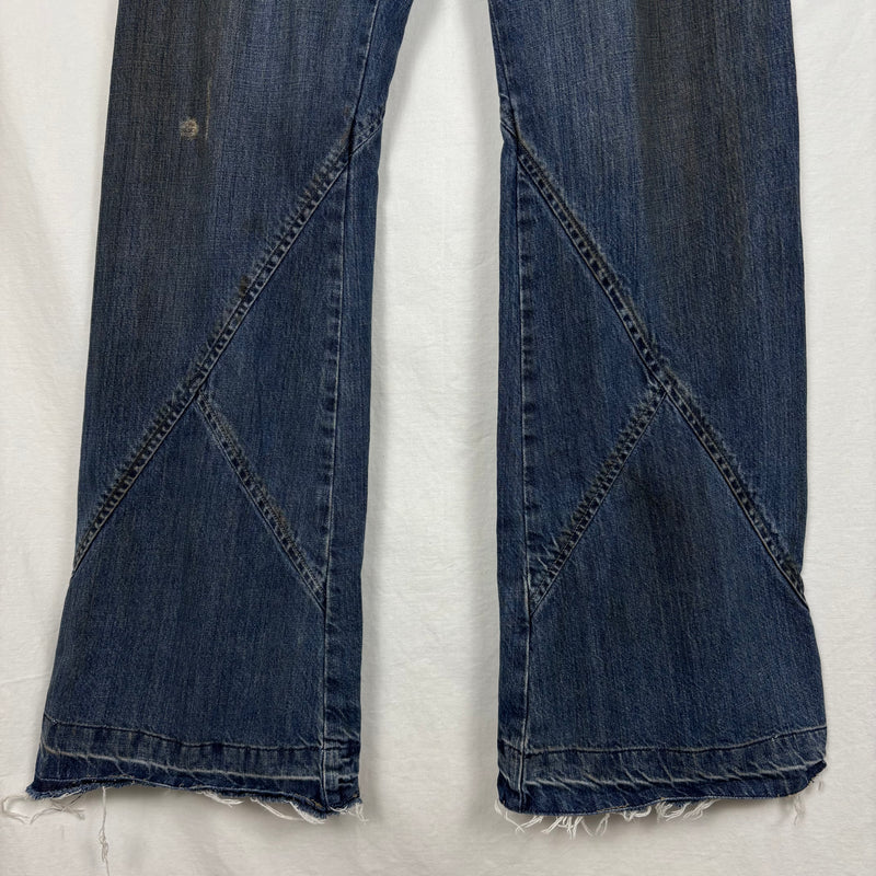 2001 Rick Owens Slab Spiral Cut Jeans