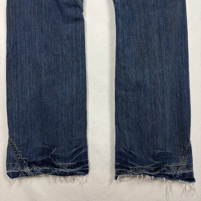 2001 Rick Owens Slab Spiral Cut Jeans