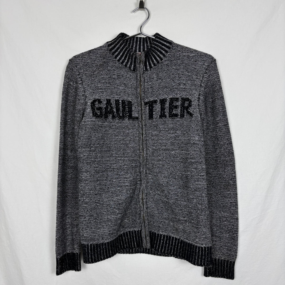 00 Jean Paul Gaultier Knit Zip-Up Sweater – Boketto
