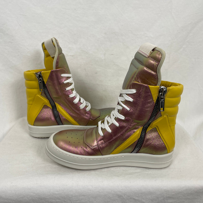 Rick Owens Pink Iridescent Geobasket