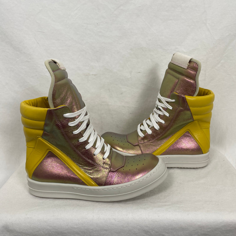 Rick Owens Pink Iridescent Geobasket