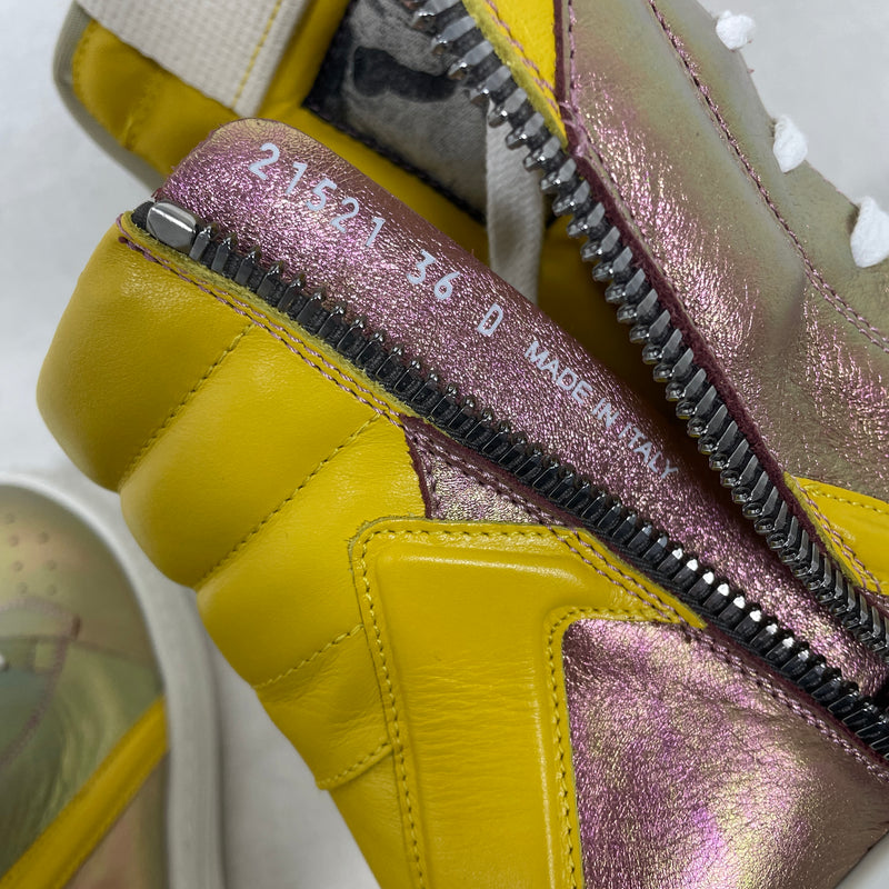 Rick Owens Pink Iridescent Geobasket