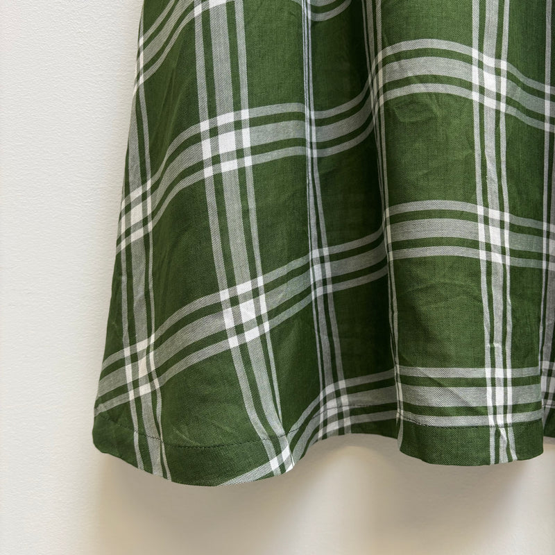 Yohji Yamamato Y's Green Plaid Skirt