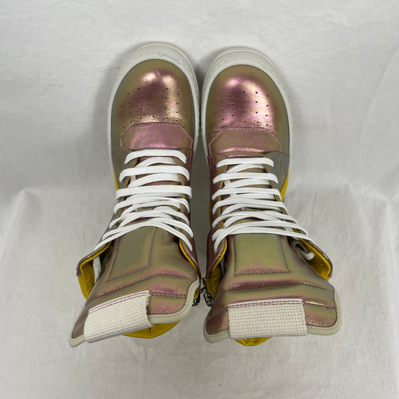 Rick Owens Pink Iridescent Geobasket