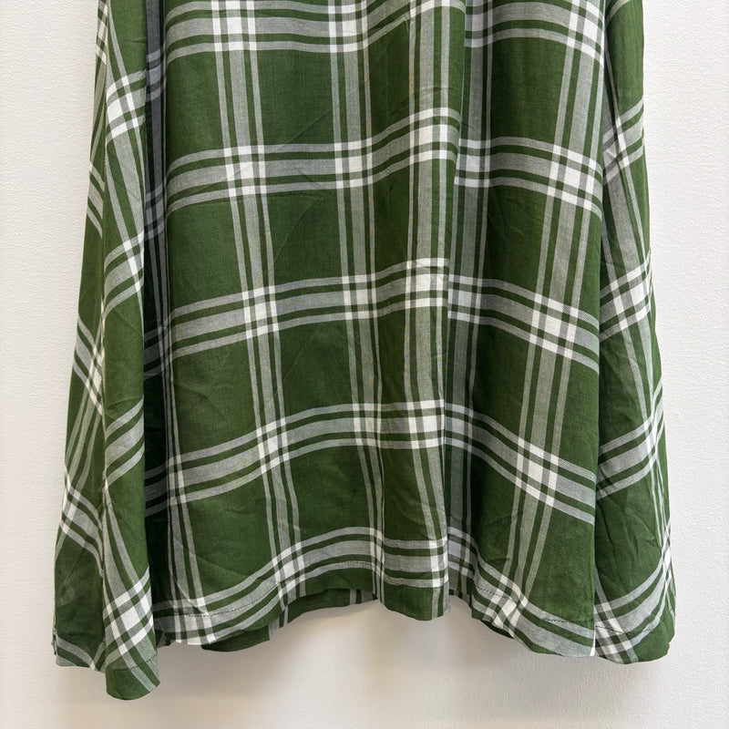 Yohji Yamamato Y's Green Plaid Skirt