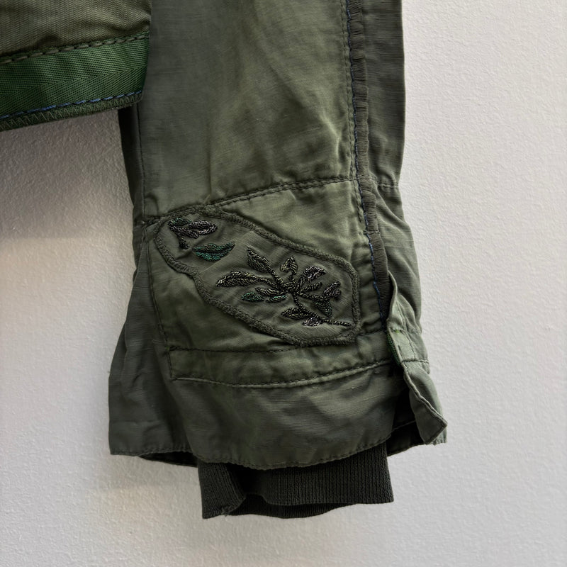 Marithé Francois Girbaud Olive Military Jacket