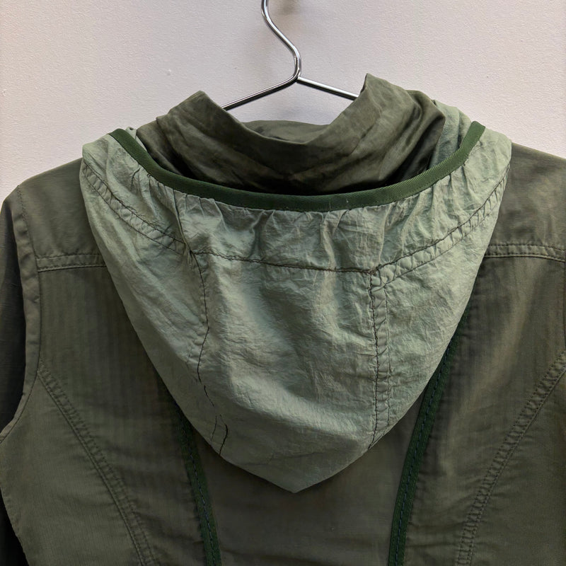 Marithé Francois Girbaud Olive Military Jacket