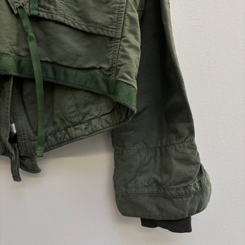Marithé Francois Girbaud Olive Military Jacket