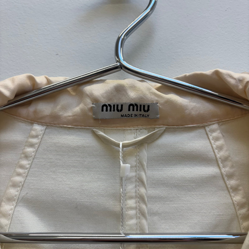 Miu Miu Silk Trim Blazer