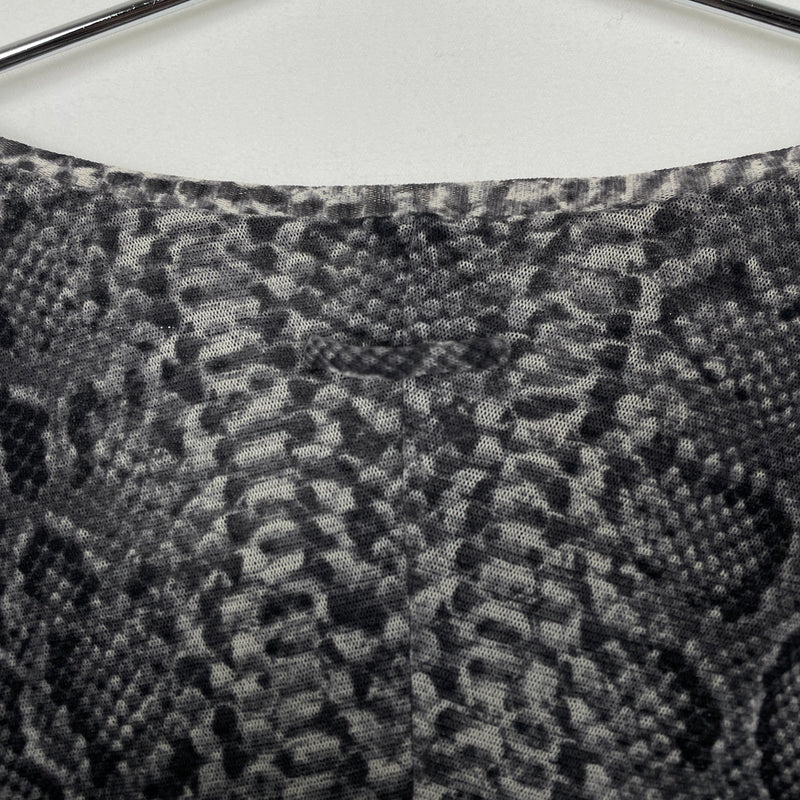 90s Jean Paul Gaultier Snakeskin Mesh Top