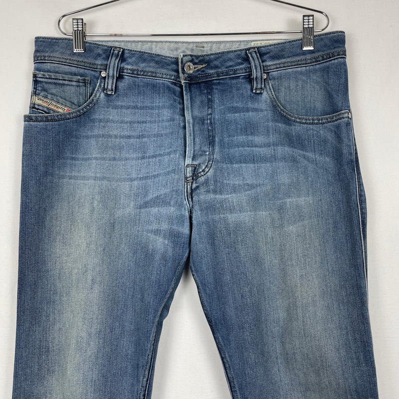 Diesel Fade Wash Flare Jeans