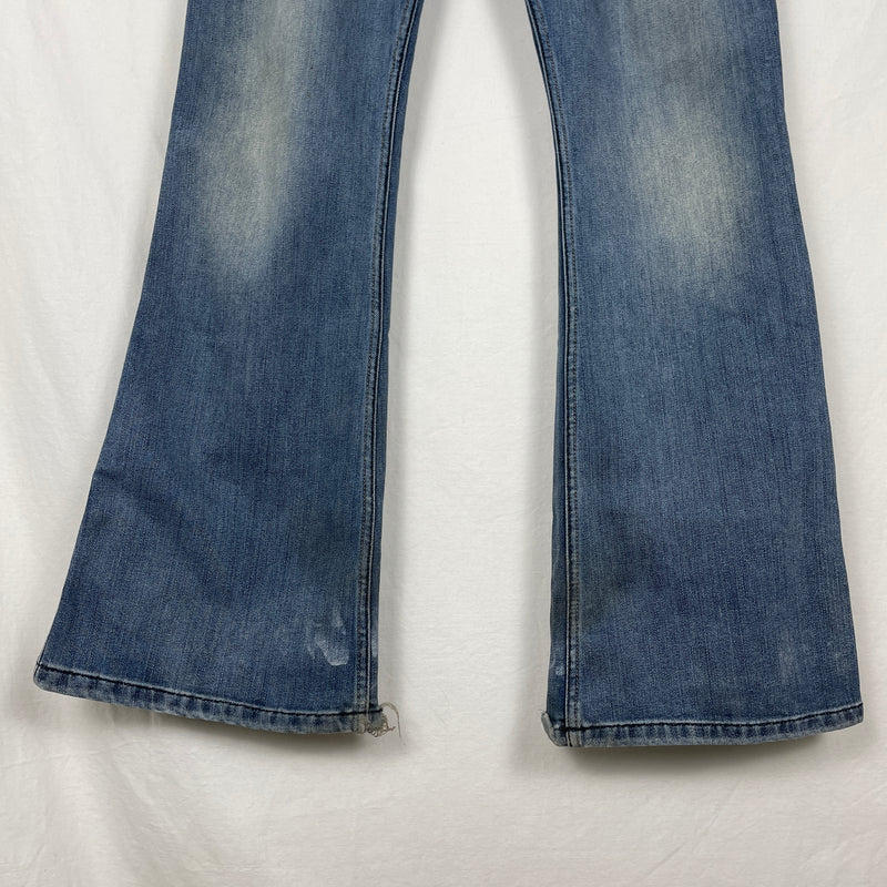 Diesel Fade Wash Flare Jeans