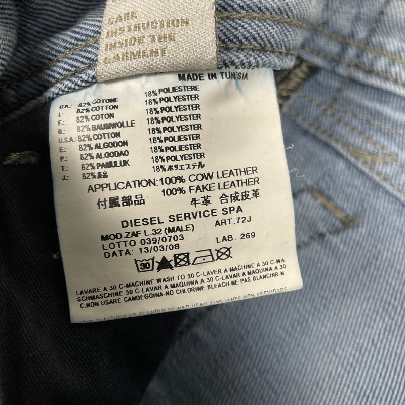 Diesel Fade Wash Flare Jeans