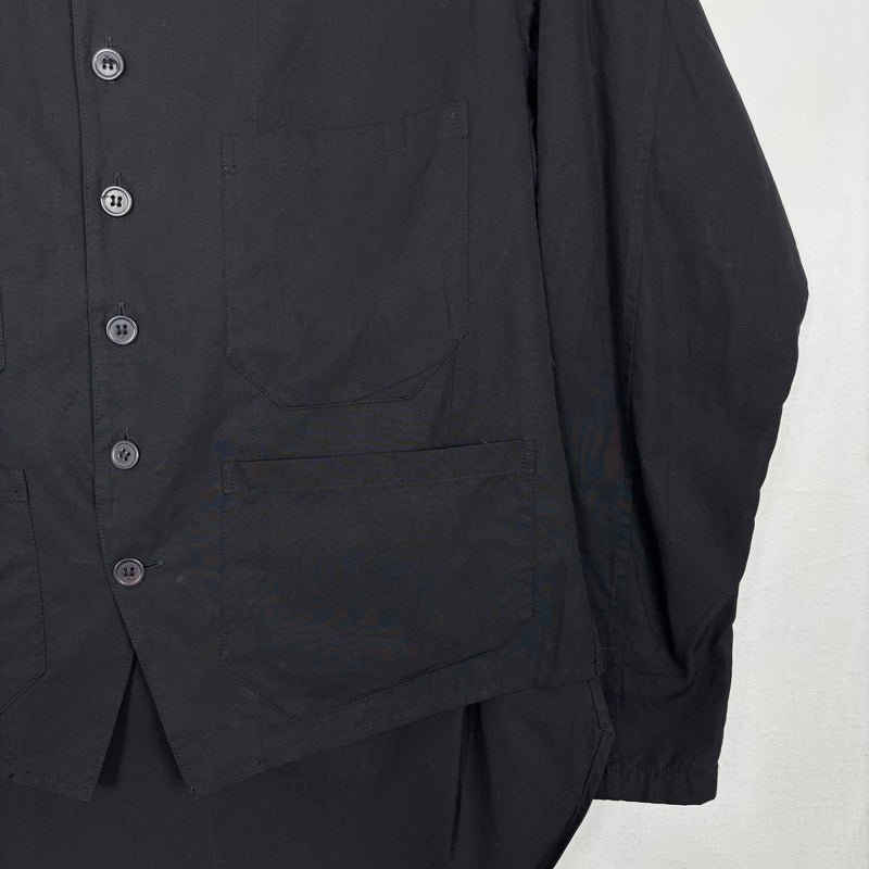 Yohji Yamamoto Cropped-Front Button Up Shirt