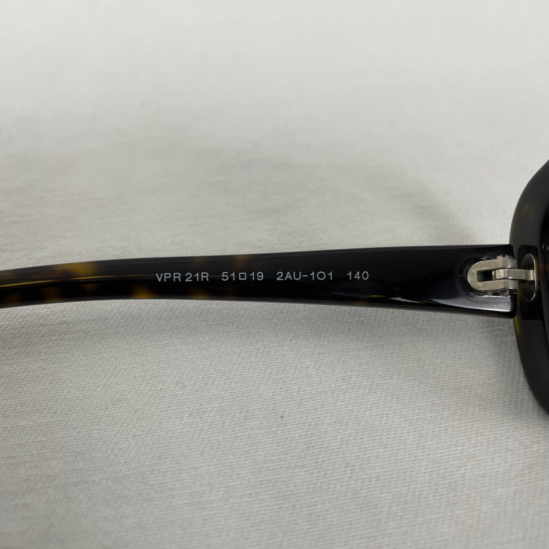 Prada Studded Glasses Dark Brown Tortoise