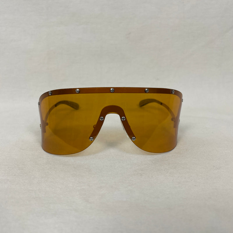 Celine Studded Aviator Sunglasses Yellow Tint