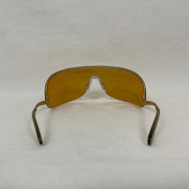 Celine Studded Aviator Sunglasses Yellow Tint