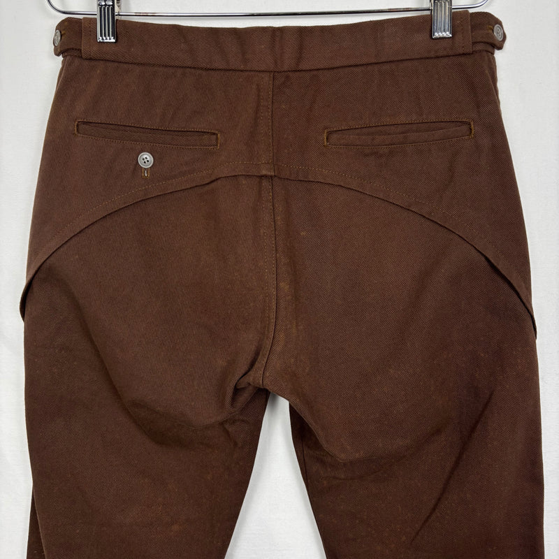 FW02 Comme Des Garçons Pleated Denim Straight Leg Trousers