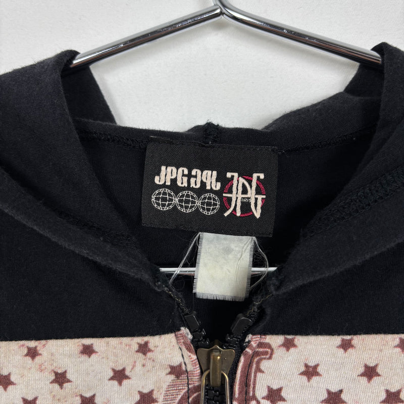 SS00 Jean Paul Gaultier Cowboy Target Graphic Zip Up Hoodie