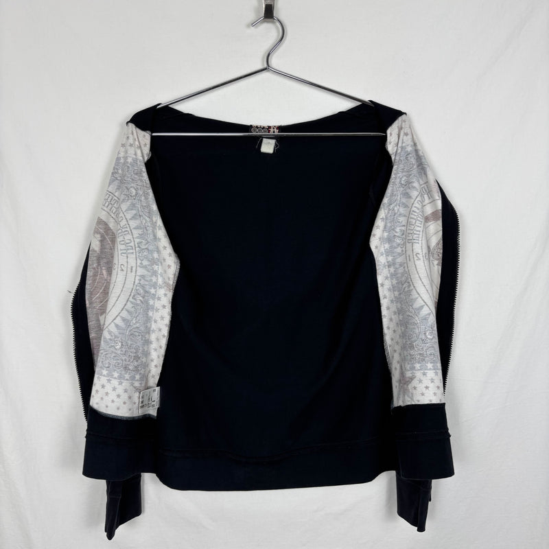 SS00 Jean Paul Gaultier Cowboy Target Graphic Zip Up Hoodie