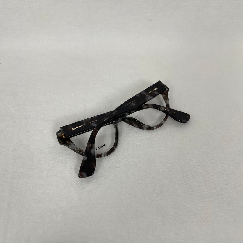 Miu Miu Blue & Black Tortoise Glasses