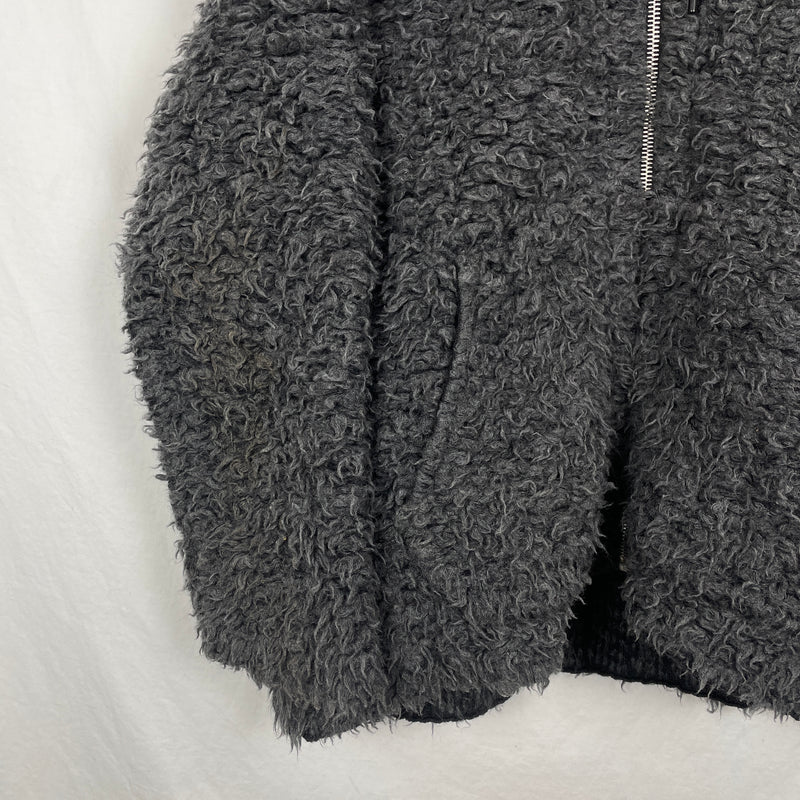 Fall/16 Balenciaga Oversized Faux Fur Hoodie