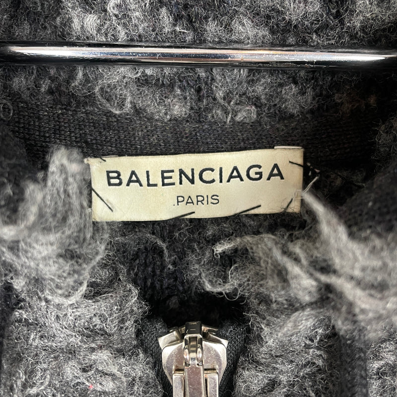 Fall/16 Balenciaga Oversized Faux Fur Hoodie
