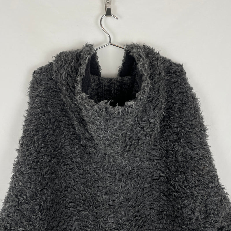 Fall/16 Balenciaga Oversized Faux Fur Hoodie