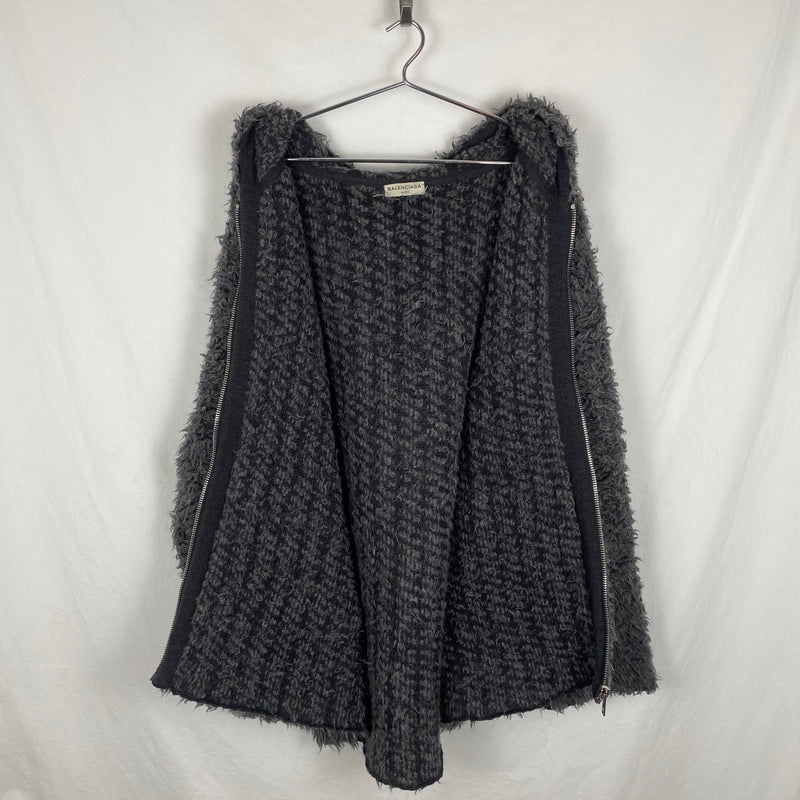 Fall/16 Balenciaga Oversized Faux Fur Hoodie