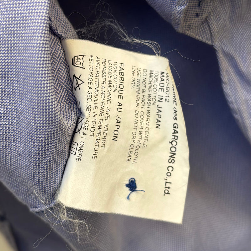 Junya Watanabe Blue Stitching Button Up Shirt