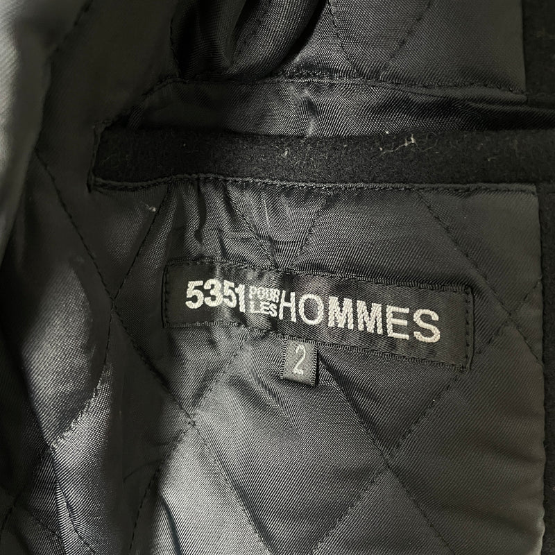 5351 Pour Les Hommes Double Breasted Coat