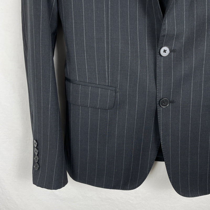 00s Dolce & Gabanna Suit Set Dark Grey Pinstripe