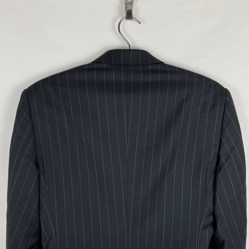 00s Dolce & Gabanna Suit Set Dark Grey Pinstripe