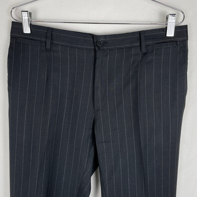 00s Dolce & Gabanna Suit Set Dark Grey Pinstripe