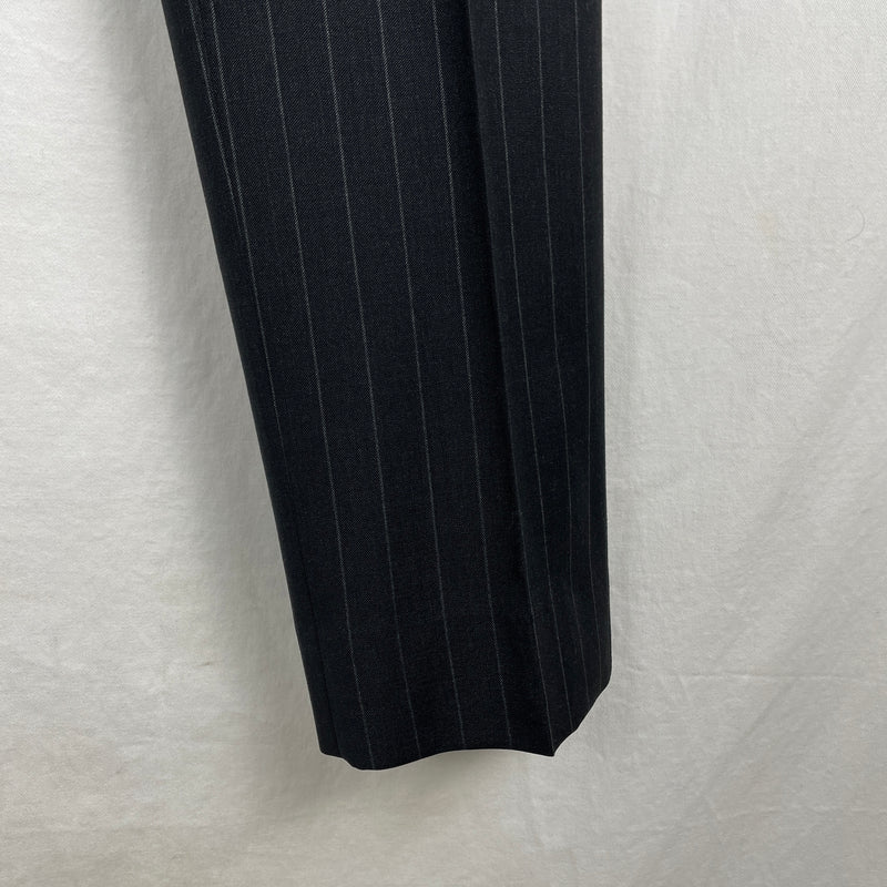 00s Dolce & Gabanna Suit Set Dark Grey Pinstripe