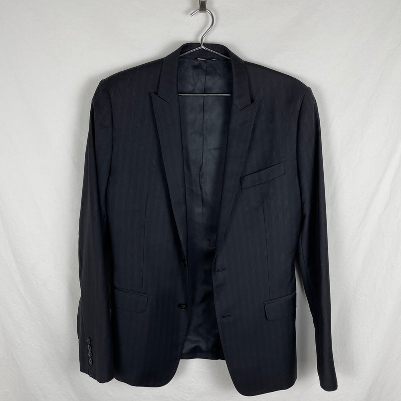 00s Dolce & Gabanna Suit Set Light Grey Pinstripe