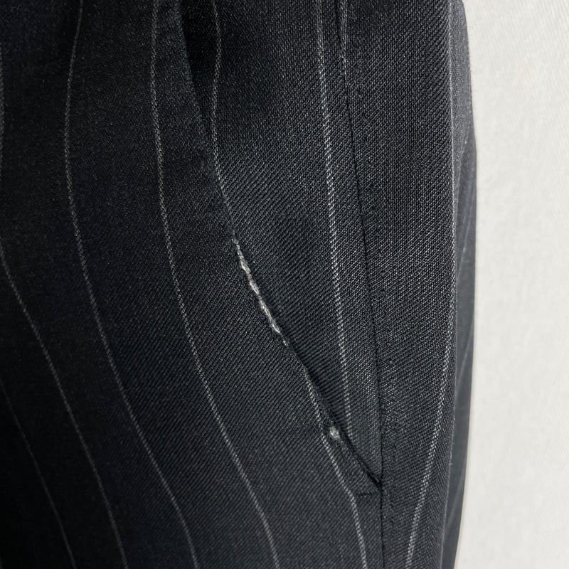 00s Dolce & Gabanna Suit Set Light Grey Pinstripe