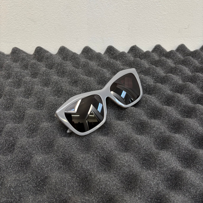 Balenciaga Grey Square Sunglasses