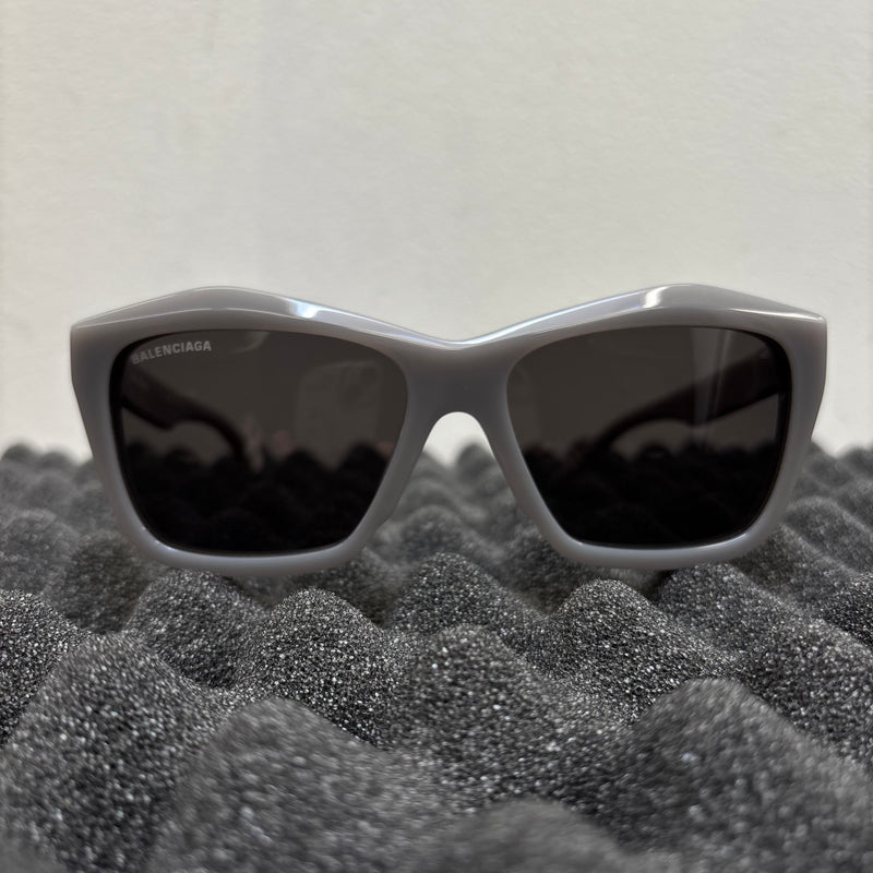 Balenciaga Grey Square Sunglasses