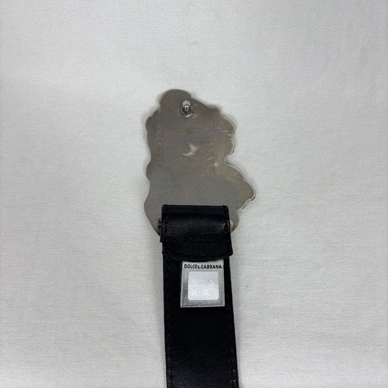 00s Dolce & Gabbana Leather Buckle Belt