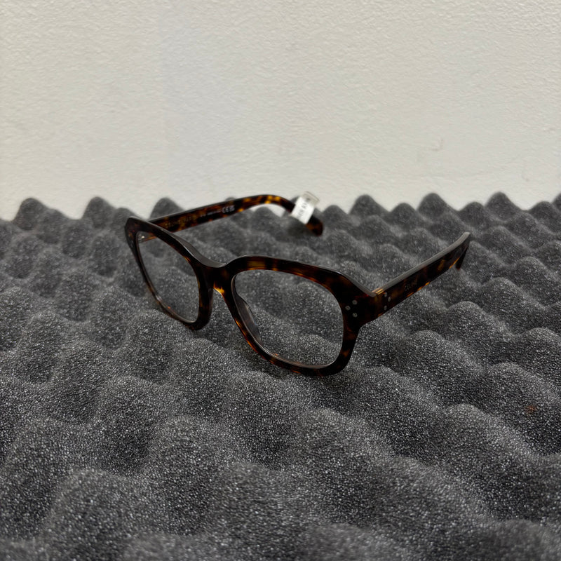 Celine Tortoise Square Frame Glasses