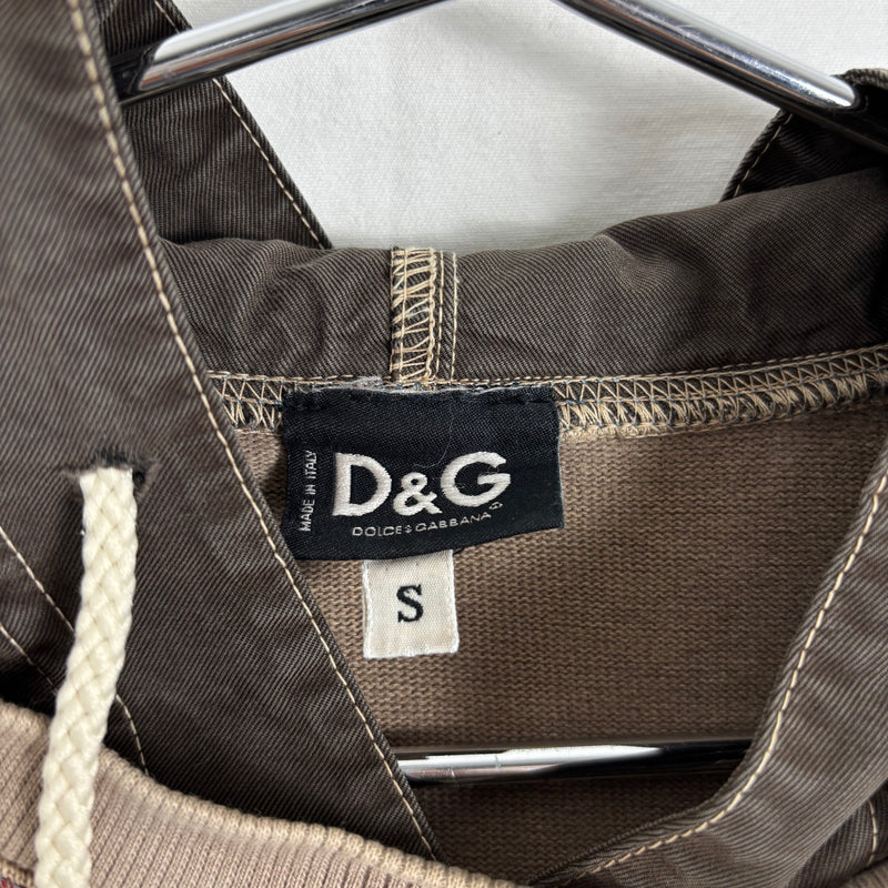 FW05 Dolce & Gabbana Layered Sweatshirt Hoodie