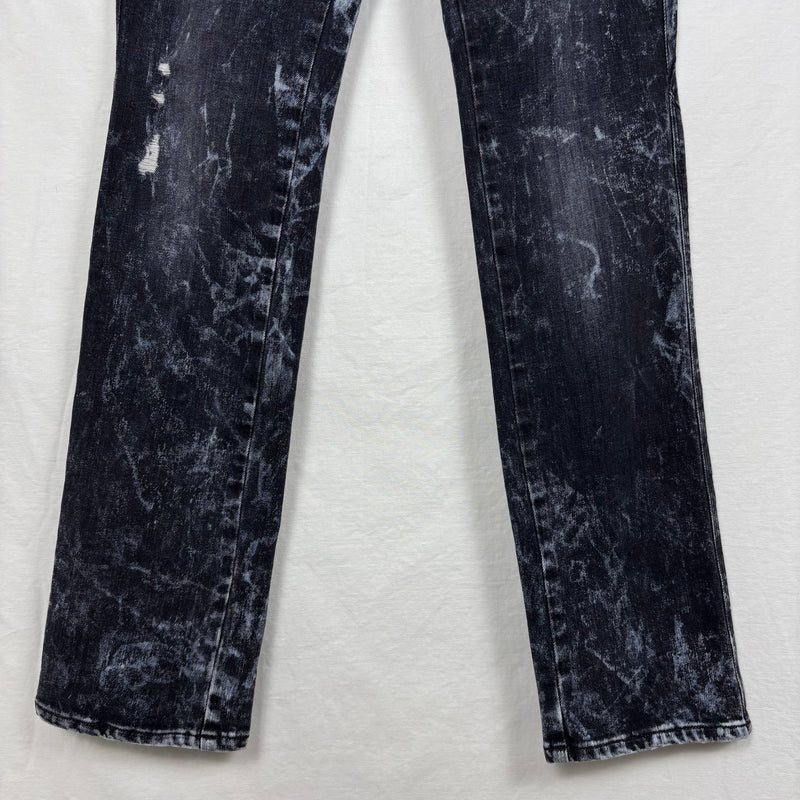 00s Costume National Acid Wash Skinny Jeans