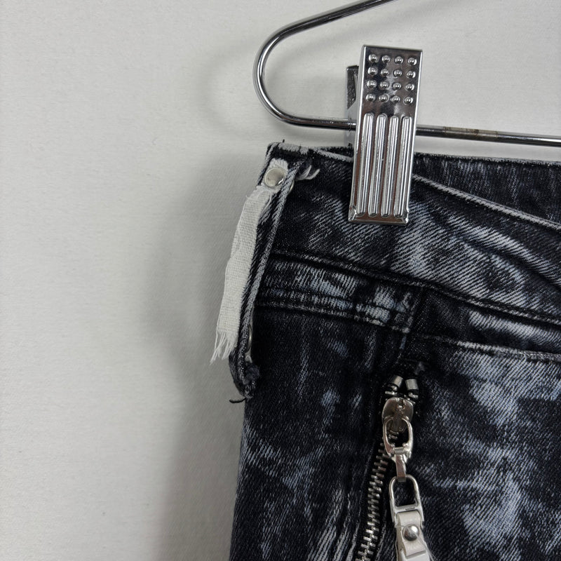 00s Costume National Acid Wash Skinny Jeans