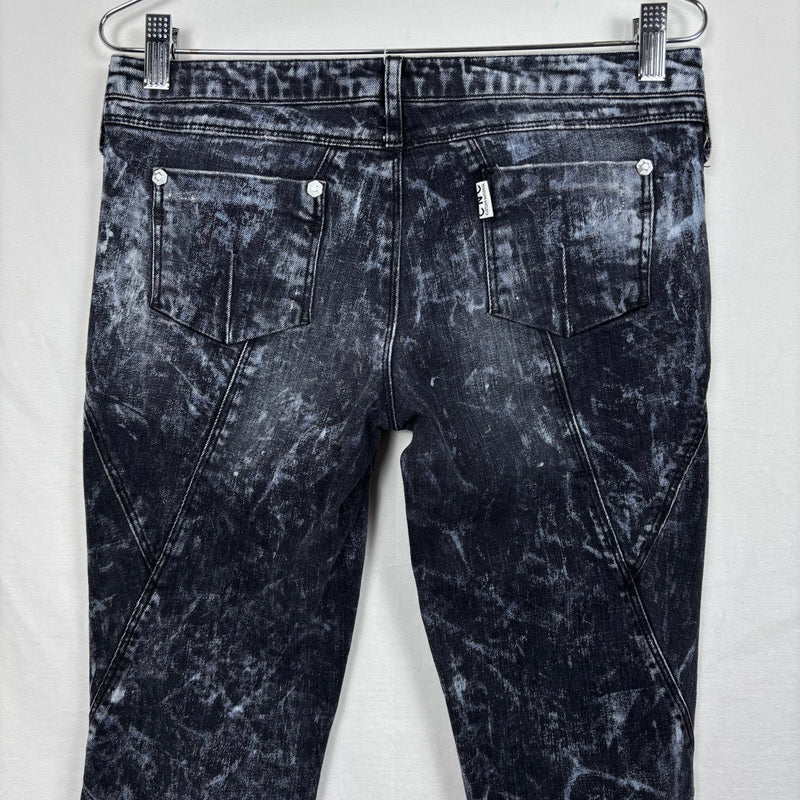 00s Costume National Acid Wash Skinny Jeans
