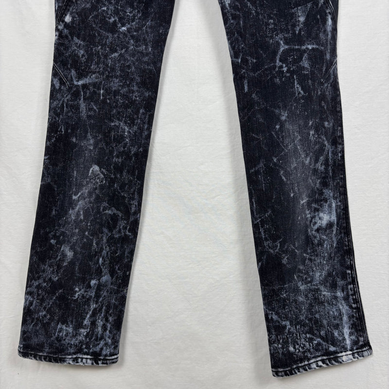 00s Costume National Acid Wash Skinny Jeans