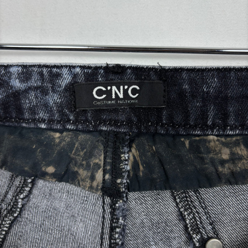 00s Costume National Acid Wash Skinny Jeans